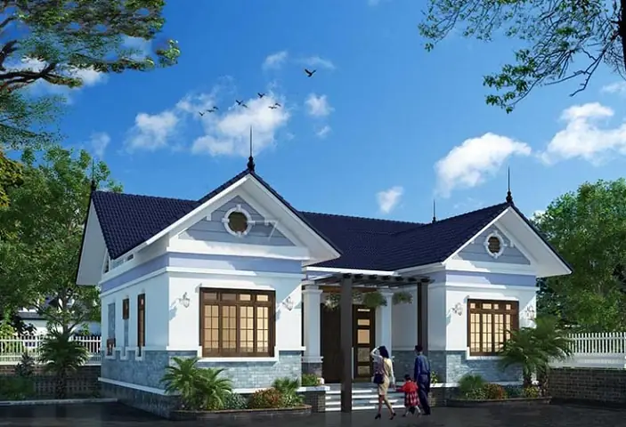 Mẫu Nhà Cấp 4 Hình Chữ U Phong Cách Hiện Đại Mẫu Nhà Cấp 4 Hình Chữ U Phong Cách Hiện Đại