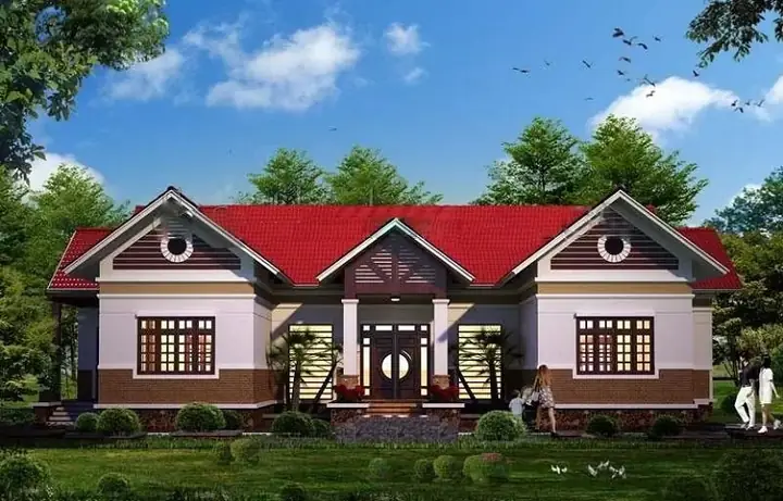 Nhà Cấp 4 Hình Chữ U Mái Thái Nhà Cấp 4 Hình Chữ U Mái Thái