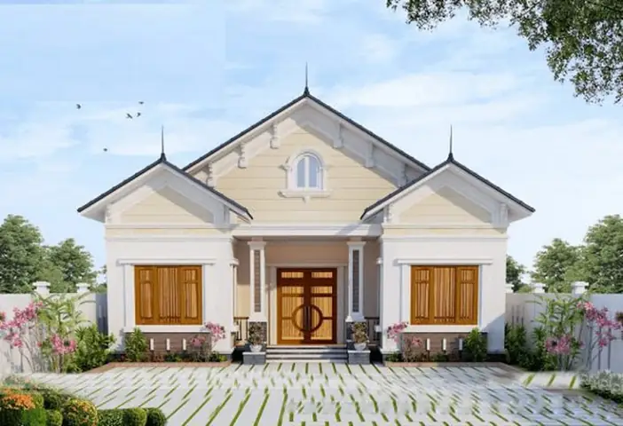 Mẫu Nhà Cấp 4 Hình Chữ U Phong Cách Tối Giản Mẫu Nhà Cấp 4 Hình Chữ U Phong Cách Tối Giản