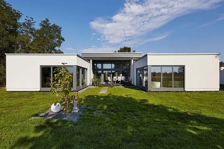 Mẫu Nhà Cấp 4 Hình Chữ U Có 4 Phòng Ngủ Mẫu Nhà Cấp 4 Hình Chữ U Có 4 Phòng Ngủ