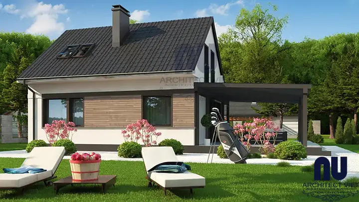 Phong Cách Thiết Kế Hiện Đại Cho Nhà Cấp 4 Giả Biệt Thự