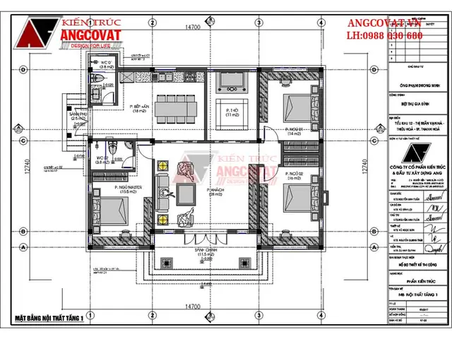 Mẫu 17: Ngắm Nhìn Mẫu Thiết Kế Nhà Cấp 4 Có Phòng Thờ Và 3 Phòng Ngủ Mẫu 17: Ngắm Nhìn Mẫu Thiết Kế Nhà Cấp 4 Có Phòng Thờ Và 3 Phòng Ngủ