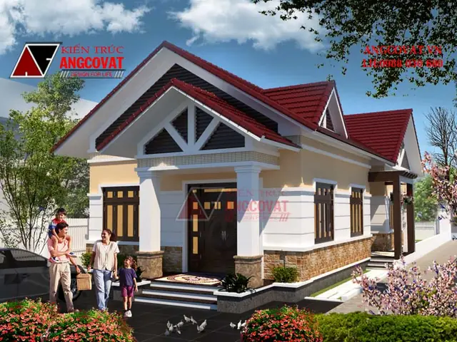 Mẫu 18: Tư Vấn Thiết Kế Kiến Trúc, Mặt Bằng Công Năng Mẫu Thiết Kế Nhà Cấp 4 Có Phòng Thờ Đẹp Mẫu 18: Tư Vấn Thiết Kế Kiến Trúc, Mặt Bằng Công Năng Mẫu Thiết Kế Nhà Cấp 4 Có Phòng Thờ Đẹp