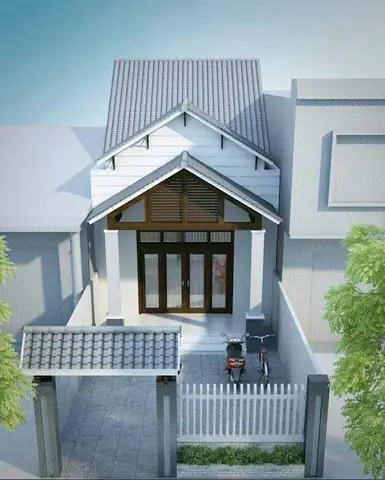 Mẫu Nhà Cấp 4 Diện Tích 5x15m Mái Thái 2 Phòng Ngủ Chi Tiết Nhất