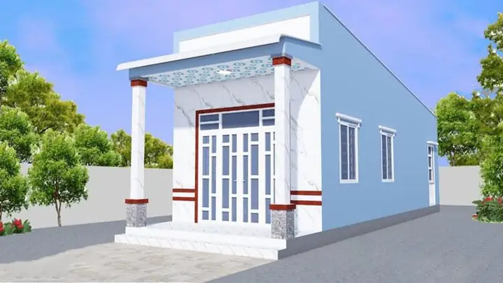 Mẫu Nhà Cấp 4 Nông Thôn 150 Triệu