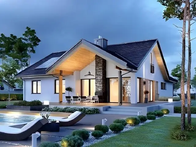 19. Mẫu Nhà Vườn Cấp 4 3 Phòng Ngủ