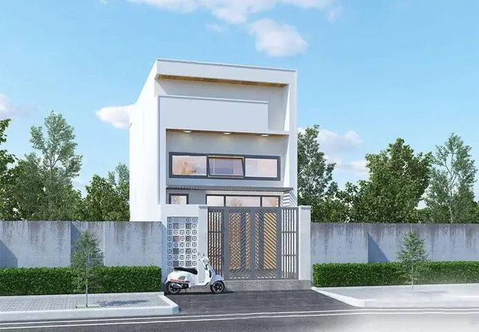 15. Mẫu Nhà Cấp 4 Nông Thôn Có Gác Lửng