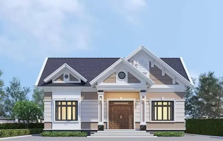 Mẫu Nhà Cấp 4 Nông Thôn Ngang