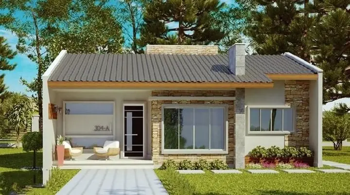 Mẫu Nhà Cấp 4 Nông Thôn Ngang