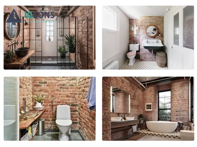 Nhà Cấp 4 Xây Gạch Mộc Phòng Tắm