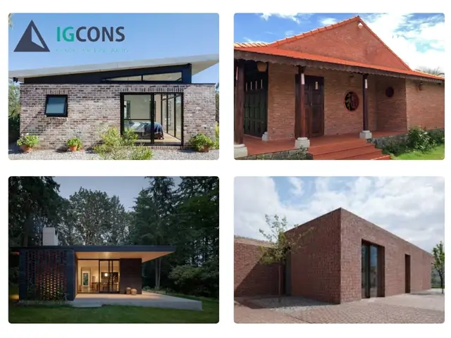 Mẫu Nhà Cấp 4 Xây Gạch Mộc 3 Gian