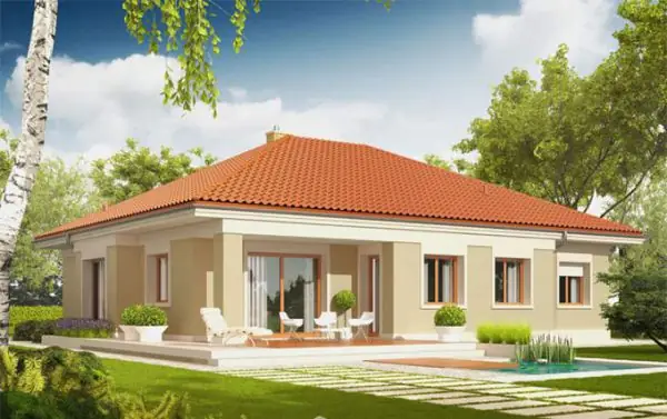 Mẫu Nhà Cấp 4 Kiểu Nhật 114m2