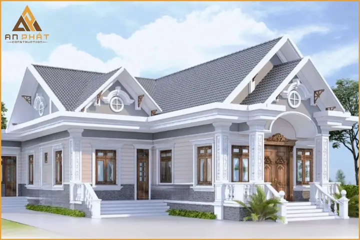 Nhà Cấp 4 Mái Thái Mặt Tiền 8m