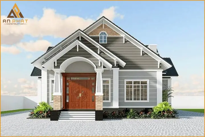 Nhà Cấp 4 Mái Thái Mặt Tiền 8m