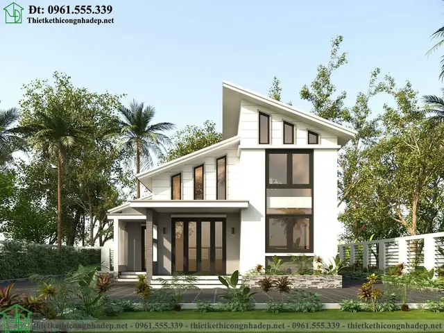 Mẫu Nhà Cấp 4 Có Gác Lửng 4x10m Mẫu Nhà Cấp 4 Có Gác Lửng 4x10m