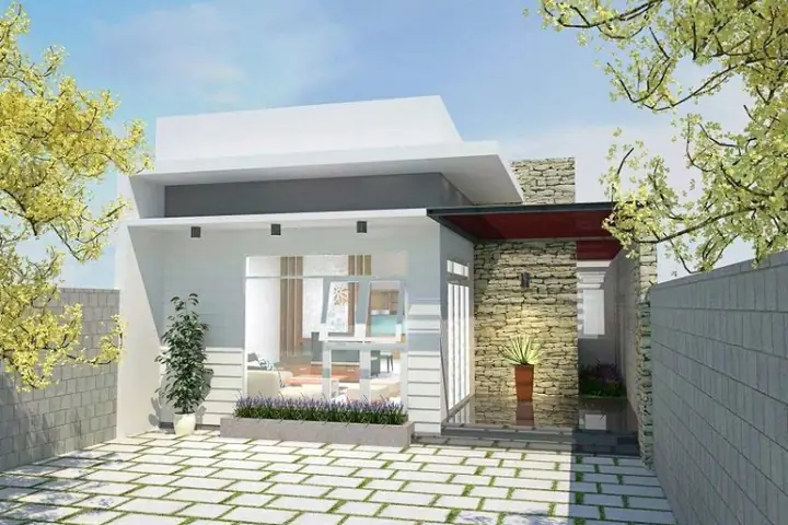 Mẫu Nhà Cấp 4 Nông Thôn 250 Triệu Mái Bằng Hiện Đại