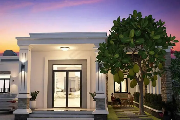 Mẫu Nhà Cấp 4 Nông Thôn 250 Triệu Mái Bằng Hiện Đại