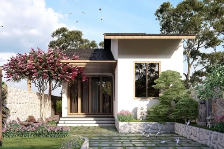 Mẫu Nhà Cấp 4 Nông Thôn 250 Triệu Có Sân Vườn