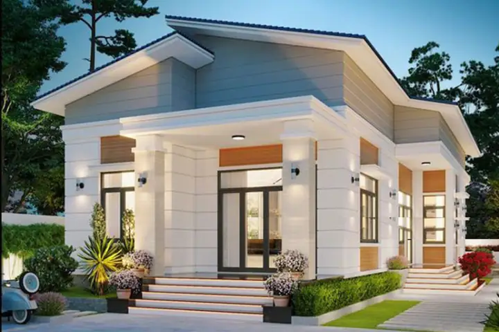 Mẫu Nhà Cấp 4 Nông Thôn 250 Triệu Kiến Trúc Biệt Thự Sang Trọng