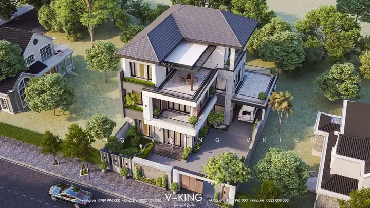 Mẫu Nhà Chữ L 3 Tầnghiện Đạikhỏe Khoắn