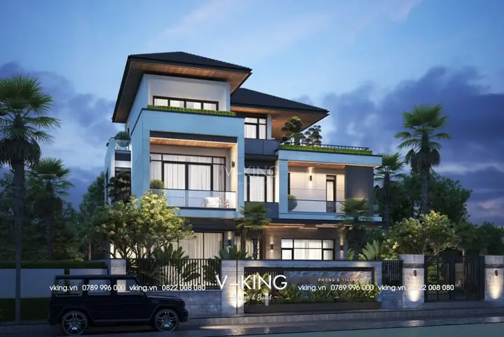 Mẫu Nhà Chữ L 3 Tầnghiện Đạitrang Nhã