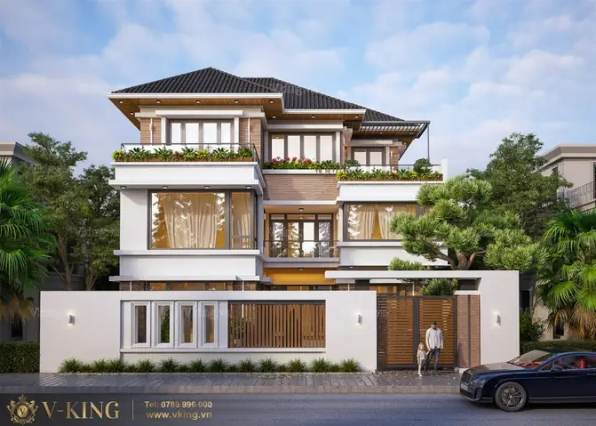 Mẫu Nhàchữ L 3 Tầnghiện Đạiấn Tượng