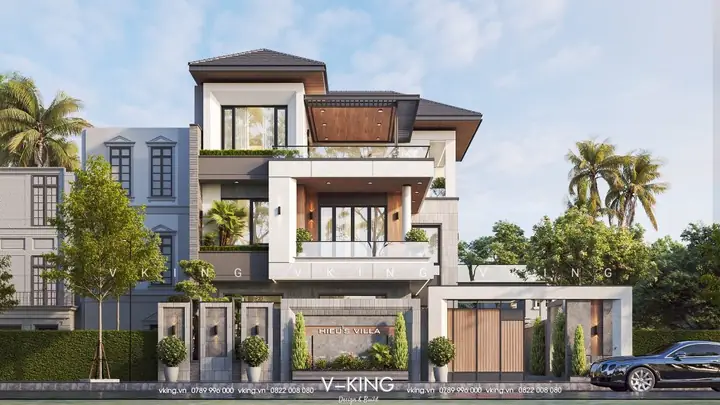 Mẫu Nhà Chữ L 3 Tầnghiện Đạikhỏe Khoắn