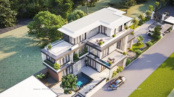 Mẫu Nhàchữ L 3 Tầnghiện Đạisang Trọng