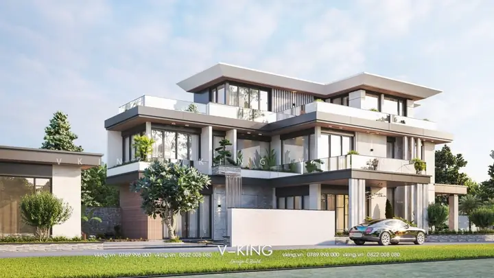 Mẫu Nhàchữ L 3 Tầnghiện Đạisang Trọng