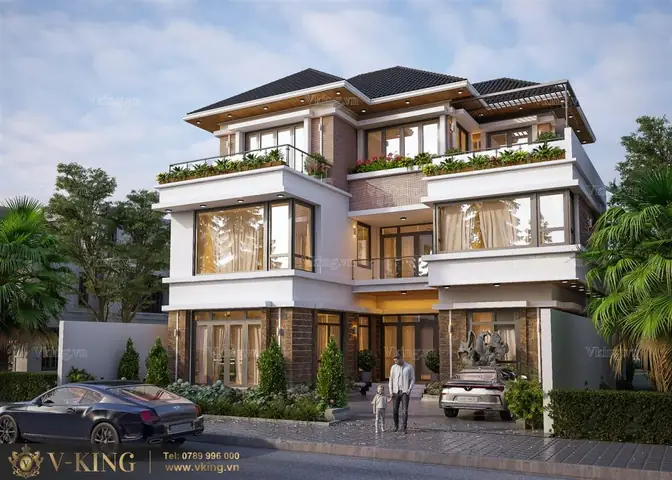 Mẫu Nhàchữ L 3 Tầnghiện Đạiấn Tượng