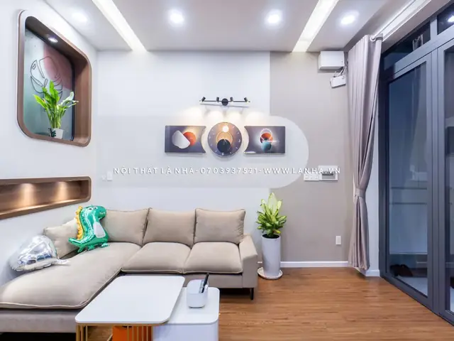 Hình Ảnh Thực Tế Các Mẫu Phòng Khách Nhà Ống 5m Có Cầu Thang