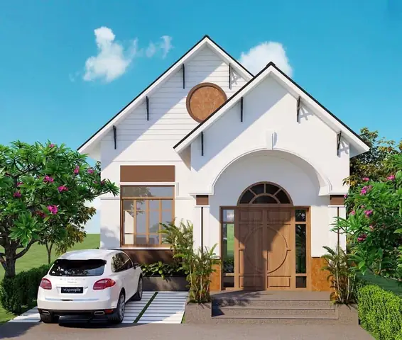 Mẫu Nhà Ống Cấp 4 Mái Thái Theo Phong Cách Hiện Đại Mẫu Nhà Ống Cấp 4 Mái Thái Theo Phong Cách Hiện Đại