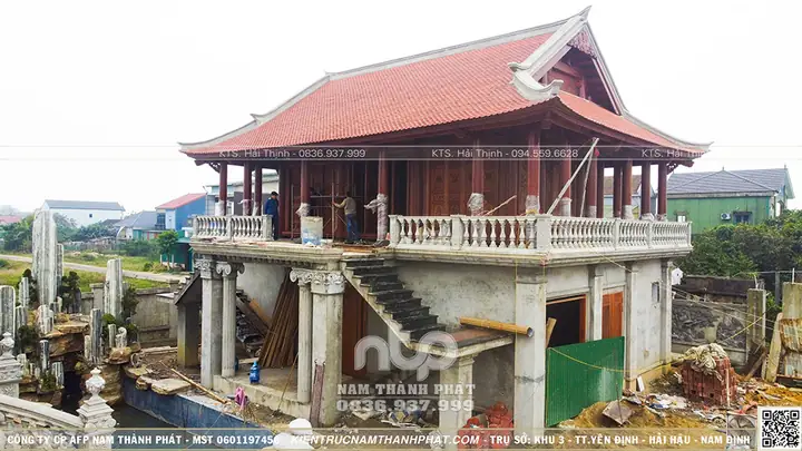 Nhà Gỗ Cổ 2 Tầng