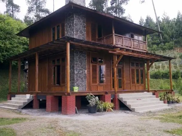 Mẫu Nhà Gỗ 2 Tầng Mẫu Nhà Gỗ 2 Tầng