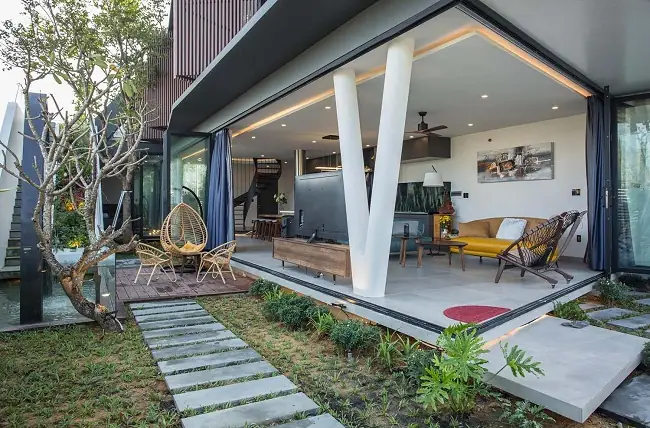 Nhà Gỗ Đẹp Có Sân Vườn Trên Tầng Thượng Nhà Gỗ Đẹp Có Sân Vườn Trên Tầng Thượng