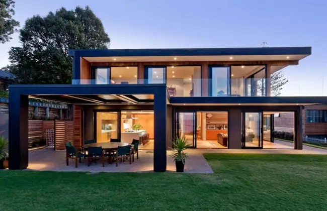 Mẫu Nhà Gỗ Vách Kính Mẫu Nhà Gỗ Vách Kính