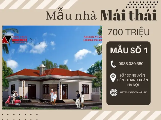Xu Hướng Các Mẫu Nhà Mái Thái 700 Triệu Đẹp Xu Hướng Các Mẫu Nhà Mái Thái 700 Triệu Đẹp