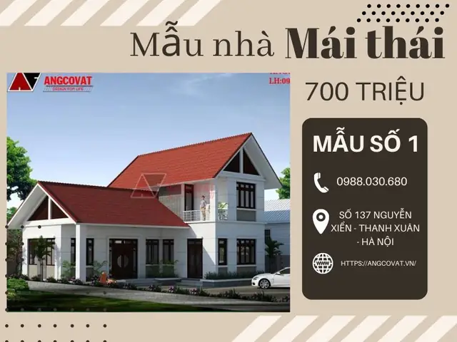 Các Mẫu Nhà Mái Thái 700 Triệu 2 Tầng Đẹp Không Chỗ Chê Các Mẫu Nhà Mái Thái 700 Triệu 2 Tầng Đẹp Không Chỗ Chê