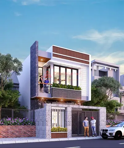 Mặt Tiền Mẫu Nhà Phố Mặt Tiền 6m