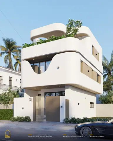 Mẫu Nhà Phố Mặt Tiền 6m 3 Tầng Đẹp Độc Bản Mẫu Nhà Phố Mặt Tiền 6m 3 Tầng Đẹp Độc Bản