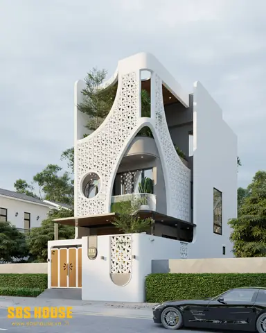 Mặt Tiền Nhà Phố 6m 3 Tầng Cản Nắng Hướng Tây Mặt Tiền Nhà Phố 6m 3 Tầng Cản Nắng Hướng Tây