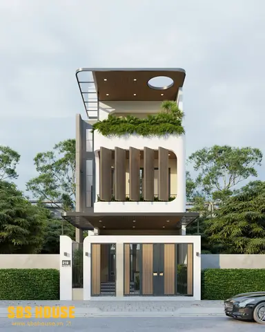 Mẫu Mặt Tiền Nhà Phố 6m 3 Tầng Hiện Đại Mẫu Mặt Tiền Nhà Phố 6m 3 Tầng Hiện Đại