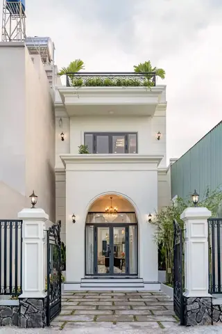 Mẫu Thiết Kế Nhà Ngang 3m Dài 10m Phong Cách Tân Cổ Điển Mẫu Thiết Kế Nhà Ngang 3m Dài 10m Phong Cách Tân Cổ Điển