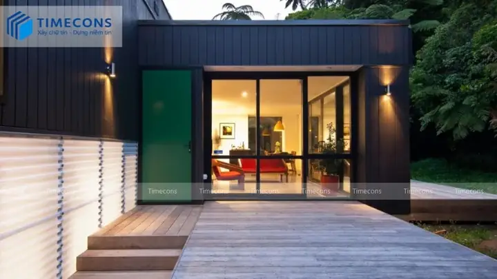 15. Mẫu Nhà Ống 1 Tầng 2 Phòng Ngủ Hiện Đại