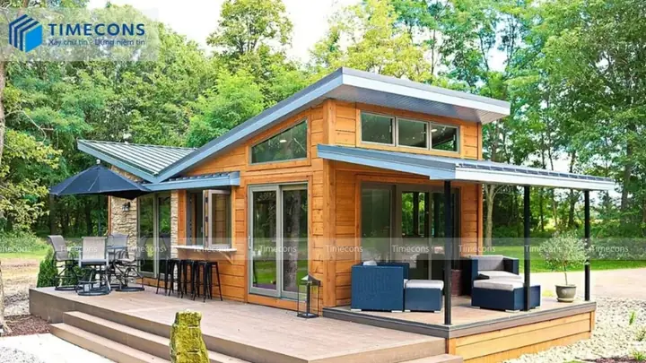 18. Mẫu Nhà Ống 1 Tầng 2 Phòng Ngủ Châu Âu