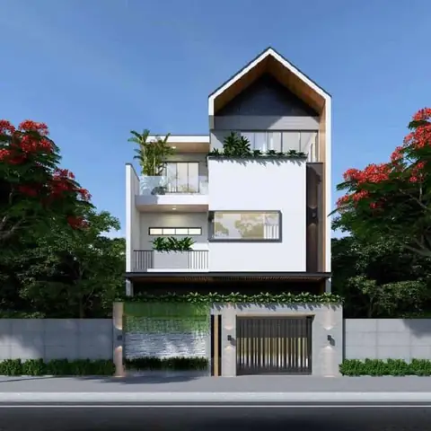 Nhà 2 Tầng 4 Phòng Ngủ Ở Nông Thôn