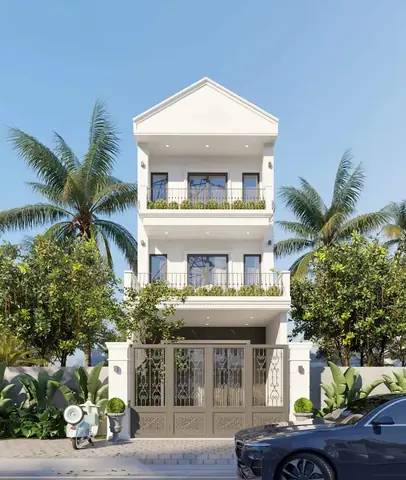 Nhà Ống 3 Tầng Mái Thái Mặt Tiền 5m