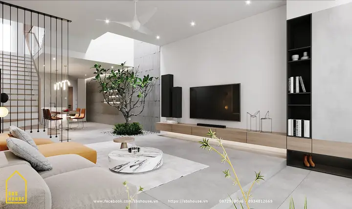 Mẫu Nhà Lệch Tầng Đẹp 5m 2 Tầng