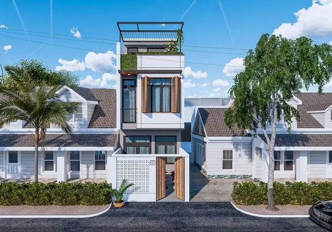 Mẫu Thiết Kế Nhà Ống Lệch Tầng 4x15m 1 Trệt 1 Lầu Mẫu Thiết Kế Nhà Ống Lệch Tầng 4x15m 1 Trệt 1 Lầu