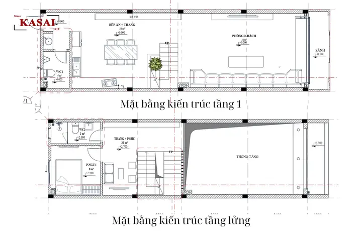 Tham Khảo Mặt Bằng Bản Vẽ Nhà Phố Có Tầng Lửng Kết Hợp Kinh Doanh 5x20m Tham Khảo Mặt Bằng Bản Vẽ Nhà Phố Có Tầng Lửng Kết Hợp Kinh Doanh 5x20m